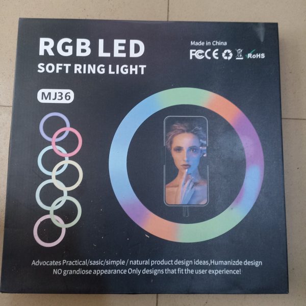 RGB LED SOFT RING LIGHT